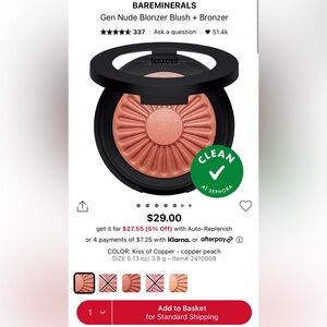 Bare minerals Blonzer